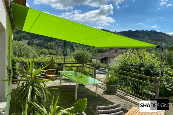 Sonnensegel Terrasse grün Sonnensegel Terrasse grün